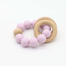 Baby Multicolor Chewable Teether Chain Soothing Chain - Average Size (0-8Y) - Light Pink