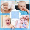 6 Packs Muslin Burp Cloths 6 Layers 100% Cotton Extra Absorbent Baby Burping Cloth - Blue