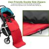 Baby Stroller Sleeping Bag Newborn Swaddle Wrap Toddle Winter Warm Footmuff Blanket  - Red