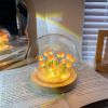 Tulip Night Light DIY Handmade lamp Tulip Flowers Lamp Heat Shrinkable Film Home Room Decor Exquisite Gift For Mother Girlfriend - 16 Flowers - CN
