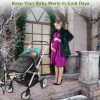 Baby Stroller Sleeping Bag Newborn Swaddle Wrap Toddle Winter Warm Footmuff Blanket  - Red
