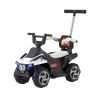 6V Kids Ride-On Electric ATV, 4-Wheeler Quad Car Toy with LED Headlights, Bluetooth - default