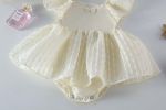 Baby Girl Solid Color Thin Style Princess Dress Onesies - 66 (3-6M) - Apricot