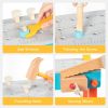 ROBUD Wooden Workbench Set for Kids Toddlers, Pretend Play Construction Toys Kit Gift for Girls & Boys - WGJ01
