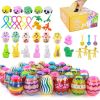 2023 Easter Eggs Happy Easter Decorations Plastic Easter Eggs Candies Chocolate Gift Boxes Colorful Egg DIY Craft for Kids Gift - 36pcs - CN