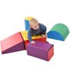 Soft Climb and Crawl Foam Playset; Safe Soft Foam Nugget Shapes Block for Infants; Preschools; Toddlers; Kids Crawling and Climbing Indoor Active Stac