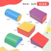 Soft Climb and Crawl Foam Playset; Safe Soft Foam Nugget Shapes Block for Infants; Preschools; Toddlers; Kids Crawling and Climbing Indoor Active Stac