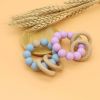 Baby Multicolor Chewable Teether Chain Soothing Chain - Average Size (0-8Y) - White