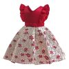 Baby Girl Flower Embroidered Design Quality Formal Party Dress - 100 (2-3Y) - Black